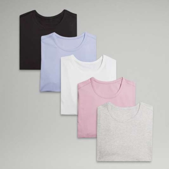 Lululemon 5 Year Basic Tee 5 Pack - Picture 1 of 5